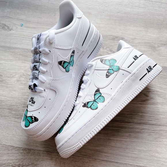 Nike air force 1 low custom butterfly - Picture 9 of 13